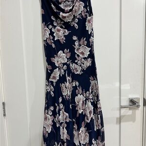 Floral Navy Dress